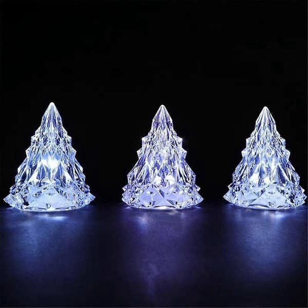 LED stemningslys Flameless Crystal Mini Light for stue, hjemmekontor, gaver B