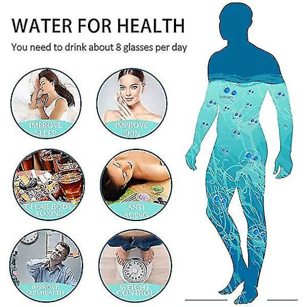 Hydrogen Generator Vattenflaska, Real Molecular Hydrogen Rich Water Generator Ionizer Maker Machine Flaska med Spe Chamber Technology Hydrogen Water