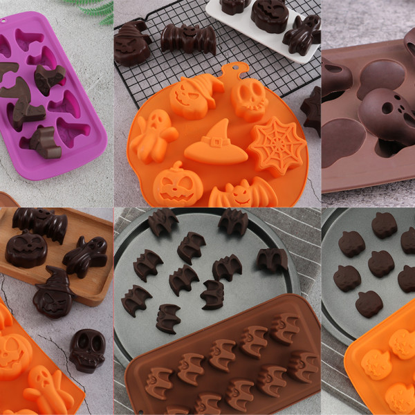 Halloween- molds Chokladformar Molds style 2