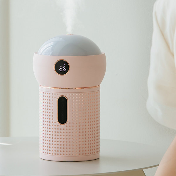 3 i 1 stjärna projektor nattlampa, 630 ml luftfuktare för bil, sovrum, heminredning, födelsedagspresenter rosa pink