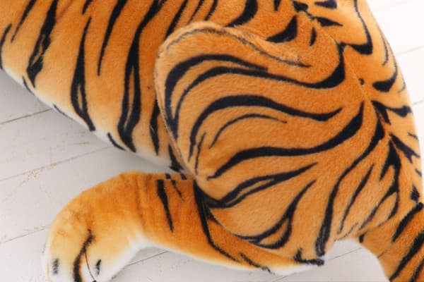 Realistiske bløde krammedyr Plyslegetøj Tiger yellow 50CM
