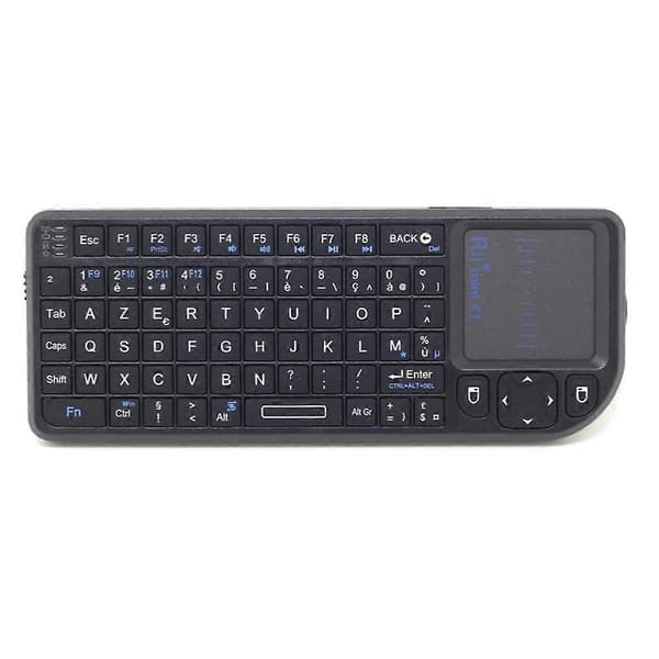 Mini X1 Ultra Mini 2.4G trådløst tastatur med touchpad-mus til bærbare computere/computere/Smart TV/Android Box