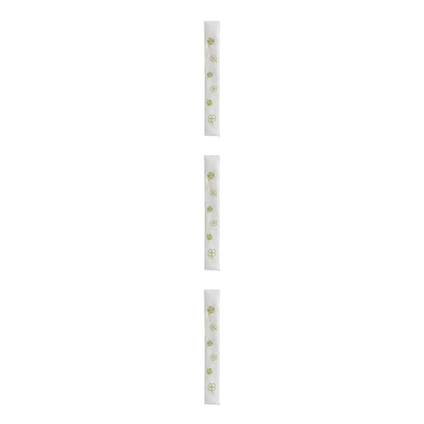 1/2/3 Premium Leather För Golf Alignment Stick Cover Four-Leaf white four leaf 3PCS
