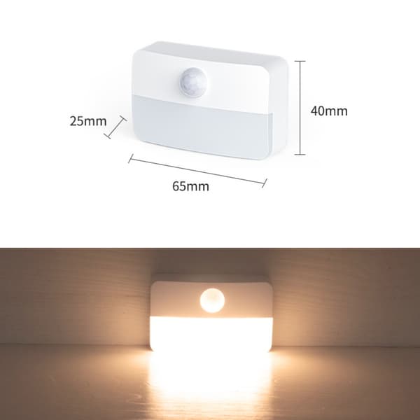 LED Induktionsljus Nattljus VIT LJUS VIT LJUS White light