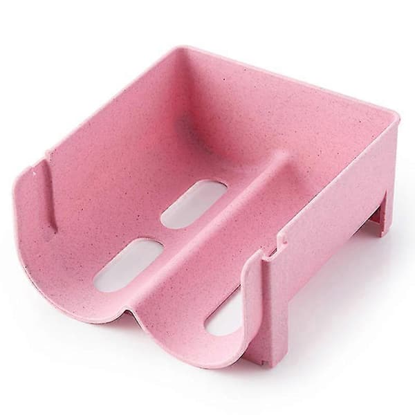 Kjøleskap Flaskestativ, Stablebart Flaskestativ Plastflasker (1 stk - Rosa)