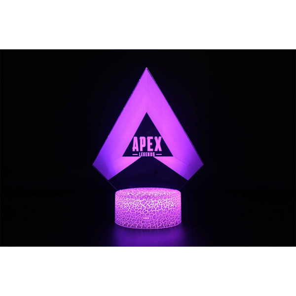 Apex Legends 3D Night Light, LED Colorful Touch Remote Contr