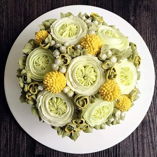 3 stk Austin Rose Pastry-tull, Rustfritt Stål Blomsterblad