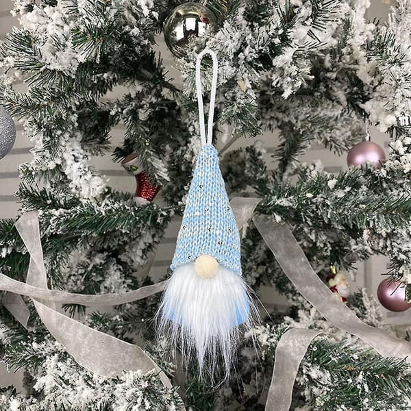 Julprydnader 2021 jul ansiktslös tomte tomte julgran hängande prydnad docka dekoration no4313