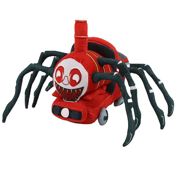 Choo Choo Charles Plyschleksak Spider Train Stoppad docka Barnpresenter Heminredning