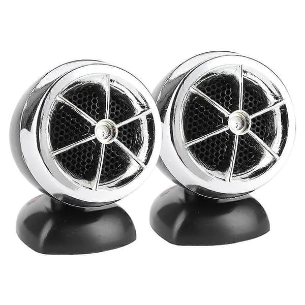 1200W 12V diskanthøyttaler Mini Horn Musikk Dome Høyttaler for Bil Audio SystemSølv