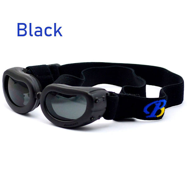 Små Hunde Solbriller Goggles SVART black