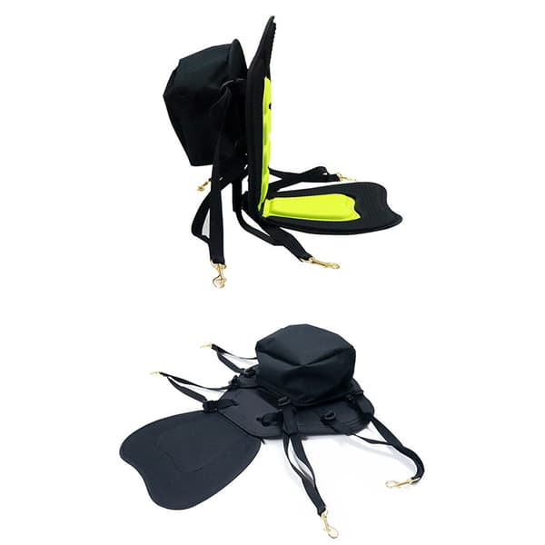 Surfbräda Ryggstöd Paddleboard Surfing Seat Uppblåsbar kudde yellow