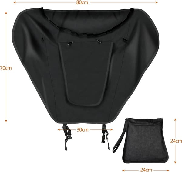 UV 50+ Protected Stroller Shade Segel: Universal dammtät, vindpr