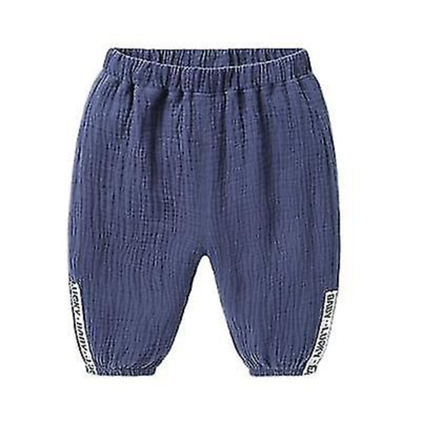 Baby Clothes Mosquito Pants Dark blue 100cm