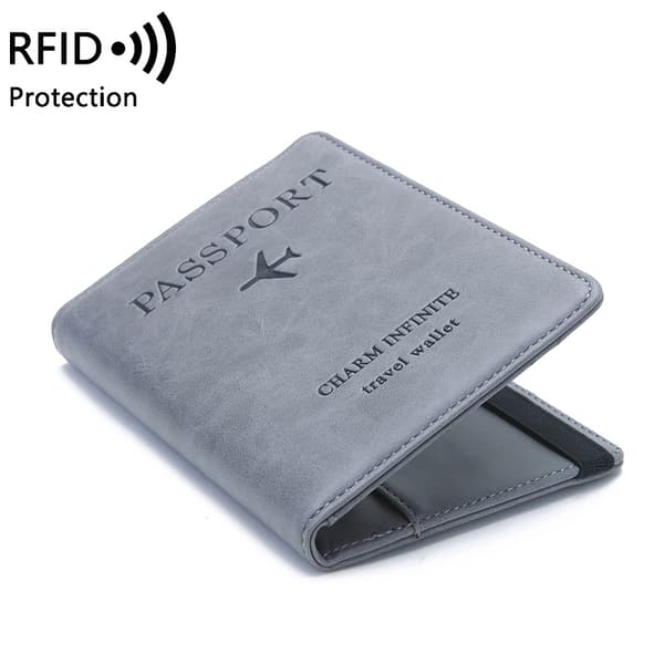 RFID-passikotelo Matkalompakko Kotelo musta black
