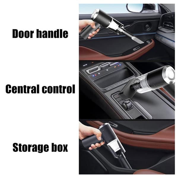 Handhållen Dammsugare Liten Mini Bärbar Bil Auto Hem Wire