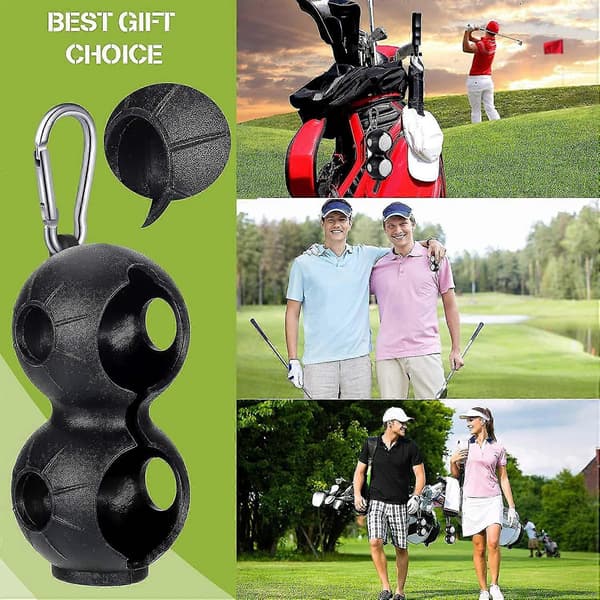 2 st Bärbara Golfboll H Golfboll Silikonklämma Golfboll Midja H Golfsport
