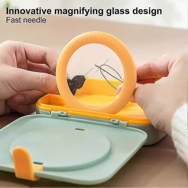 Förvaring Dubbellagers Sybox Set Med Förstoringsglas Klassificering Förvaring Hushålls Set Sy