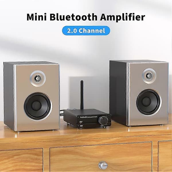 Audio Bt01 Bluetooth 5.0 Lydforsterker 2 Kanal Klasse D Mini Hifi Integrert Digital Effektforsterker F