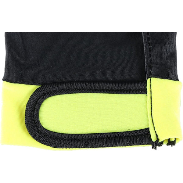 Elastisk Lycra 3 finger display billard skydehandske L dark yellow l