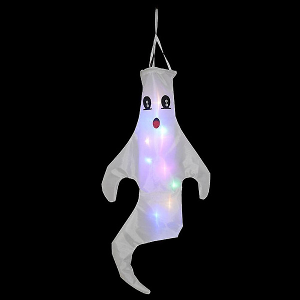 Halloween-kummitusviirit LED-valoilla, ulkokäyttöön tarkoitettu pelottava koriste