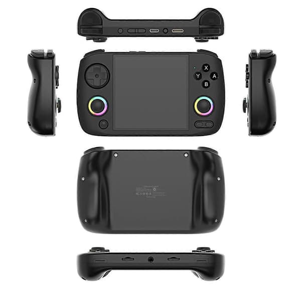 RG CubeXX Retro Håndholdt Spillekonsol 32G+256G RGB Joystick Videospiller Understøtter WIFI Bluetooth Sort