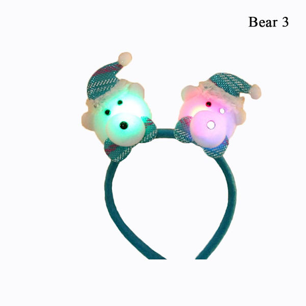 Julepandebånd Julehovedspænde BEAR 3 BEAR 3