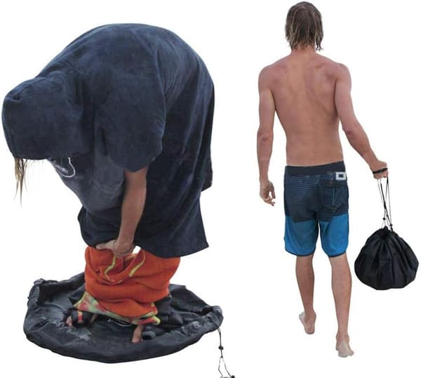 Oppbevaringspose for badedrakt, oppbevaringspose for strandbadedrakt, dykkerdrakt, su