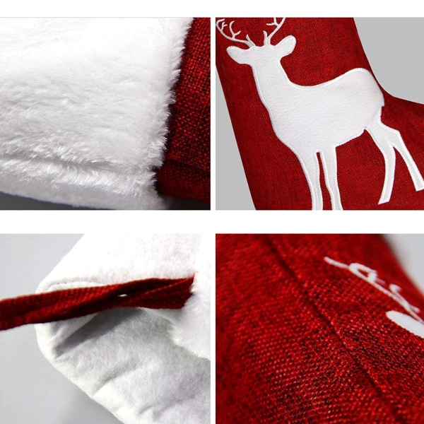 Julstrumpor 4st Snowman Rendeer Presentpåsar jul