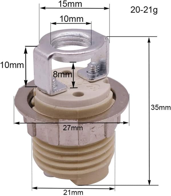 4 st LED G9 Lamphållare Special Keramisk Lamphållare Glödlampa Hol