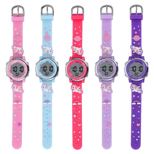 Enhörningsklocka för watch Watch för rosa