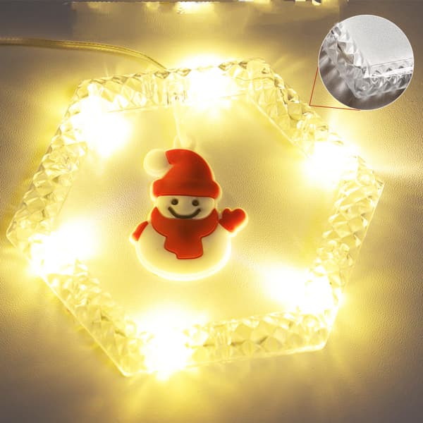 Julfönsterljus 3m x 0,7m LED Strängljus