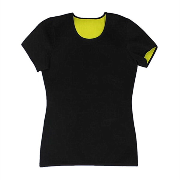 Herre Neopren Badstuvest Sweat Shirt Fat Body Shaper GY Trening Topp Vest M