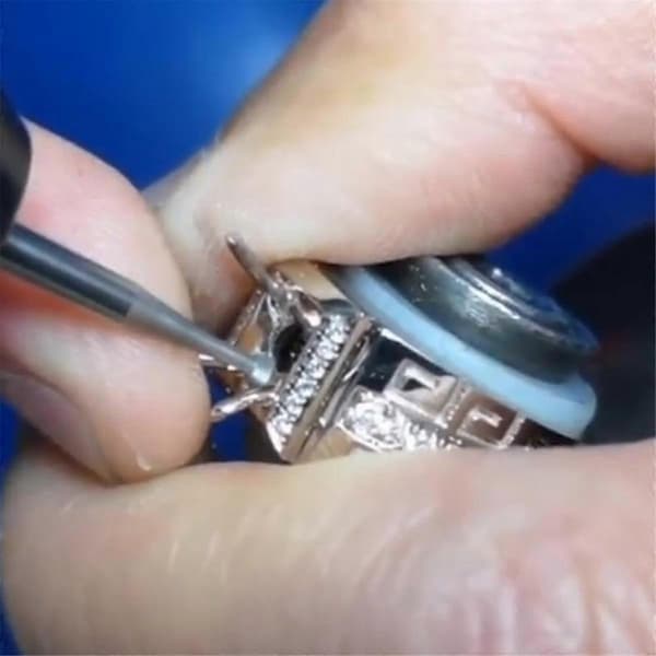 6 stk 2,3 mm runde koppfreser - 3/32 tommer skaft trådrundere smykkerfreser for lapidarskaping