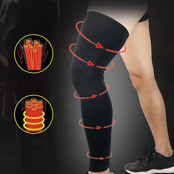 2-delade Leggings Förlängda knäskydd utomhussporter