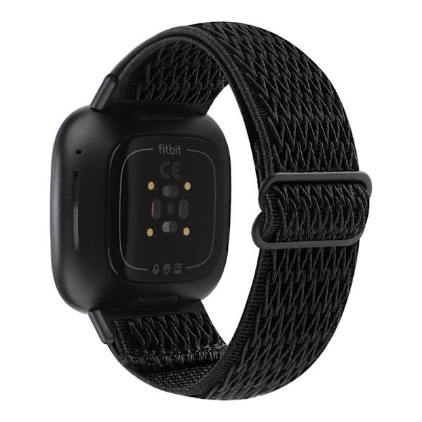 Kompatibelt vävt nylonarmband för Fitbit Versa 3/Sense - Armband