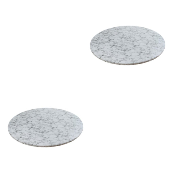 1/2/3/5 Rund Vattentät Utrustad Bordsduk Cover med Mjuk White 100 to 110cm 2PCS