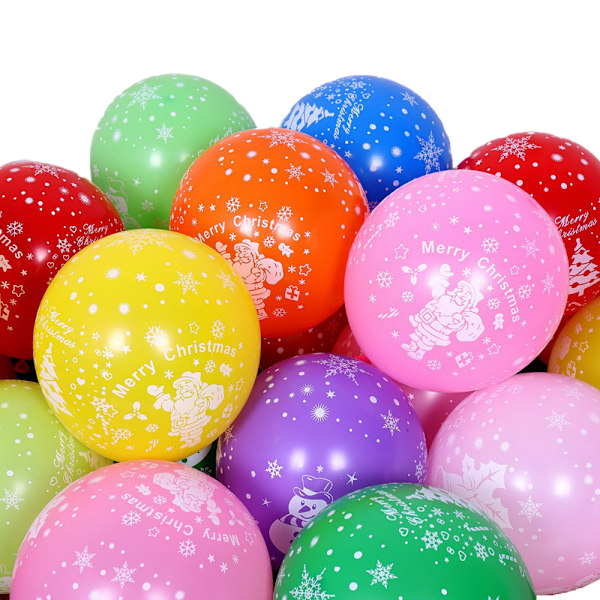 Julballonger Latexballonger för julfödelsedag baby
