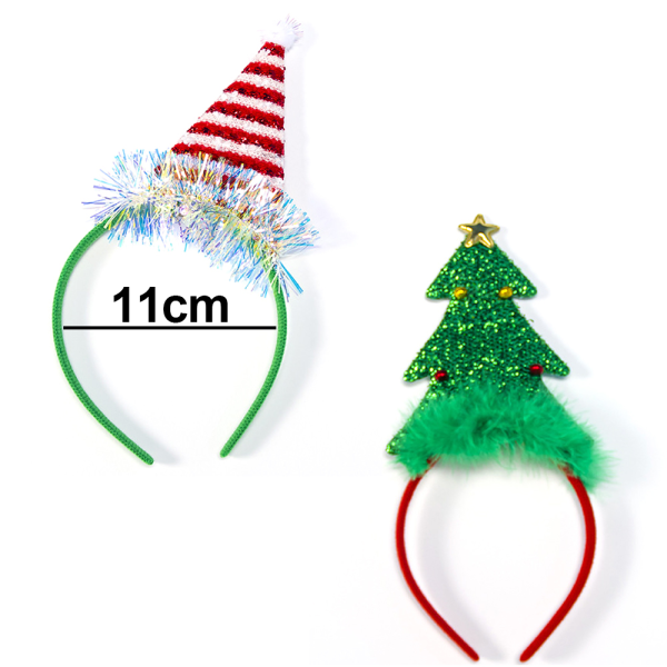 Julpannband till julfest gynnar kvinnor tjejer barn style 4