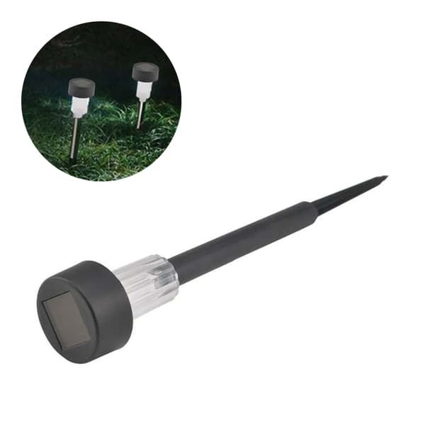 10x Powered LED ljusa Post Lights Trädgård uteplats ljus