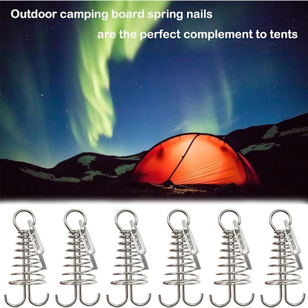 Tältfjäderspänne, Tältfjäderspänne, Campingtältspik