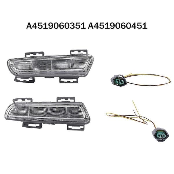 Bil Frontfanger Venstre Side Tåke Led Dagslys Kjørelys For Gammel Smart W451 2013-2015 A4519060351