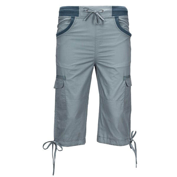 Dam raka ben Cargo Pant enfärgade bottnar Grey Blue S