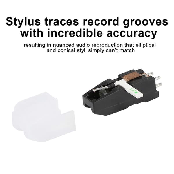Ruby og Safir Dobbelt Nål Stereo Stylus Pladespiller Pickup Tilbehør