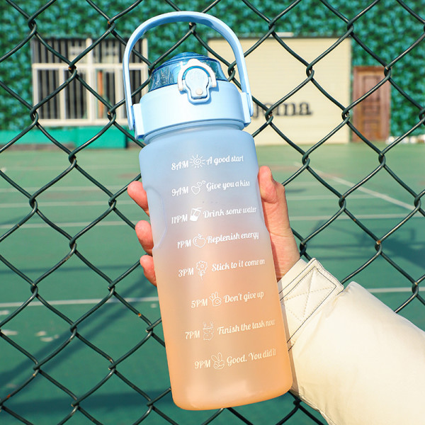 Vannflaske Sport drikkekopp Blue 2000ml