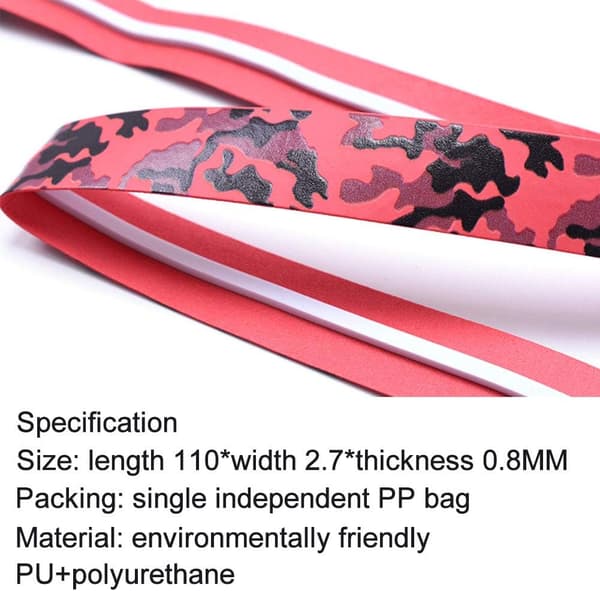 Racket grepp, 6 print racket svettband, tennis