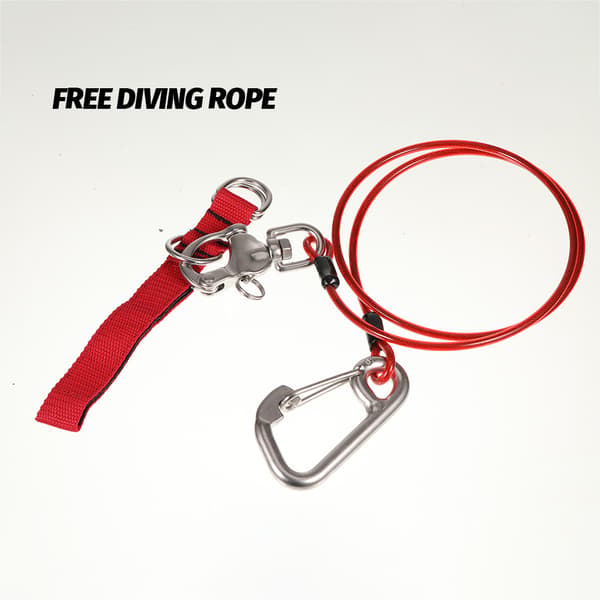 Dykning Fridykning Lanyard Säkerhetsrep under vattnet