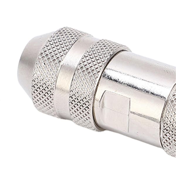 M12 8-bens sensorkonnektor lige han luftfartskabelstikadapter terminalfittings til bil, autocamper, båd
