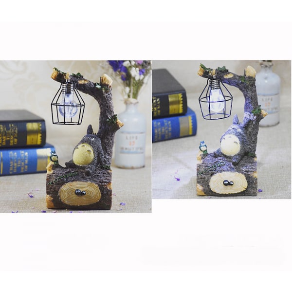 2st Totoro trehus liten nattlampe B
