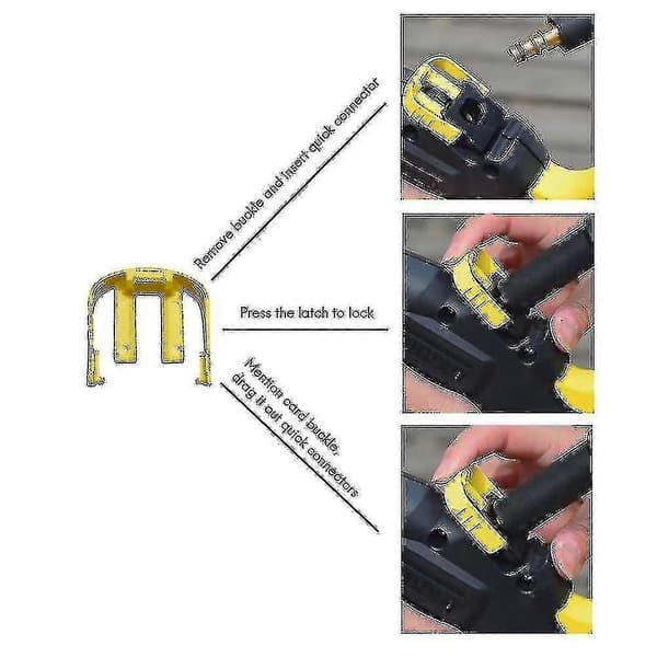 1 sarja Karcher K2 K3 K7 paineletkun C-pidike